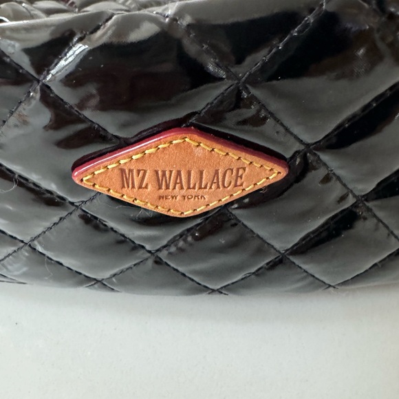 Mz Wallace Sutton Deluxe Small Patent Quilted Crossbody Bag - Picture 10 of 12